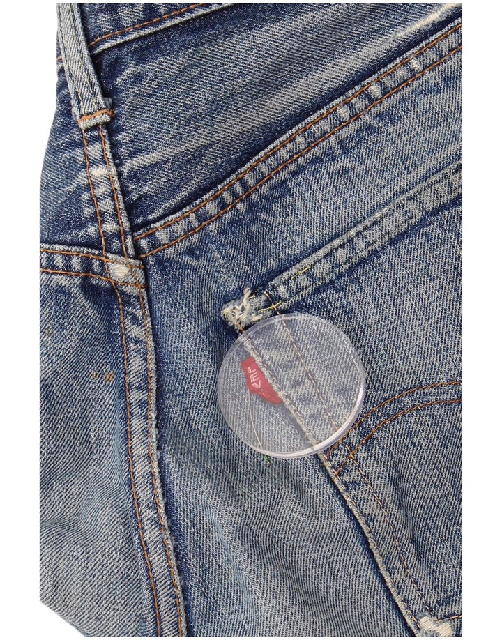 Damskie spodenki jeansowe Levi's W28 Średni niebieski