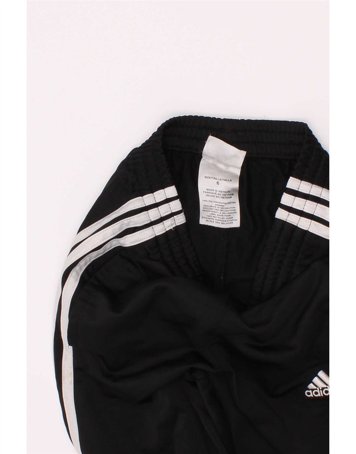 Chłopięce spodnie dresowe Adidas 5-6 lat, czarny poliester