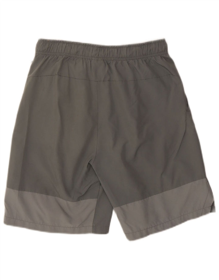 Męskie spodenki sportowe Nike Dri Fit, małe, szare, poliestrowe