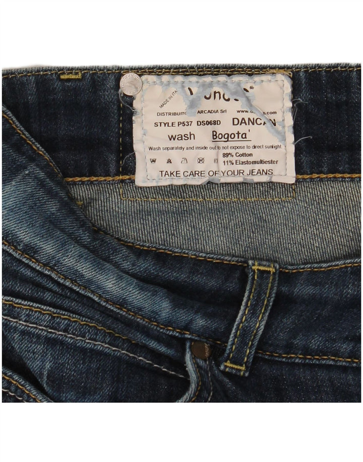 DONDUP Damskie jeansy slim W32 L26 Niebieskie bawełniane