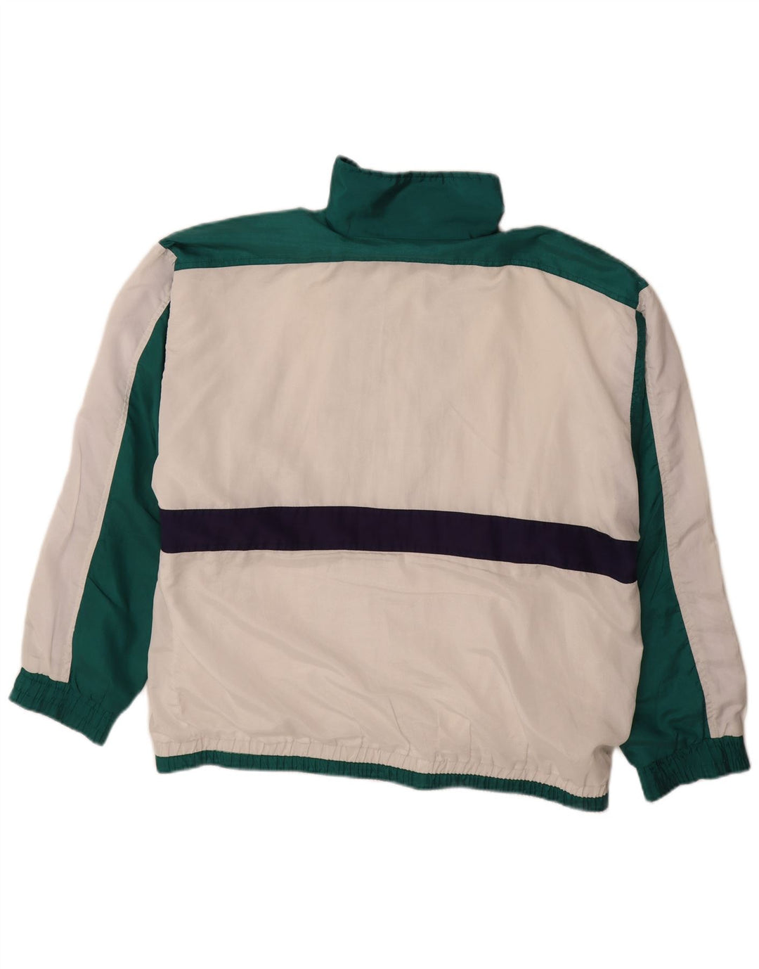 Męska kurtka dresowa COSMOS UK 16, duża, biała, z blokami kolorów