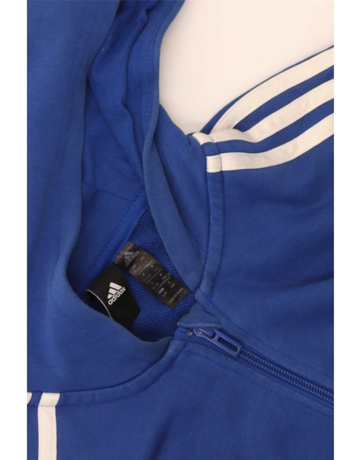 Adidas Chłopięcy Sweter Z Kapturem 13-14 Lat Niebieski
