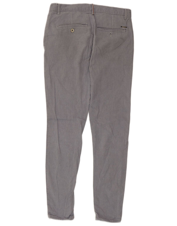 Spodnie męskie Zara Skinny Chino EU 38 Small W30 L27 Szara bawełna
