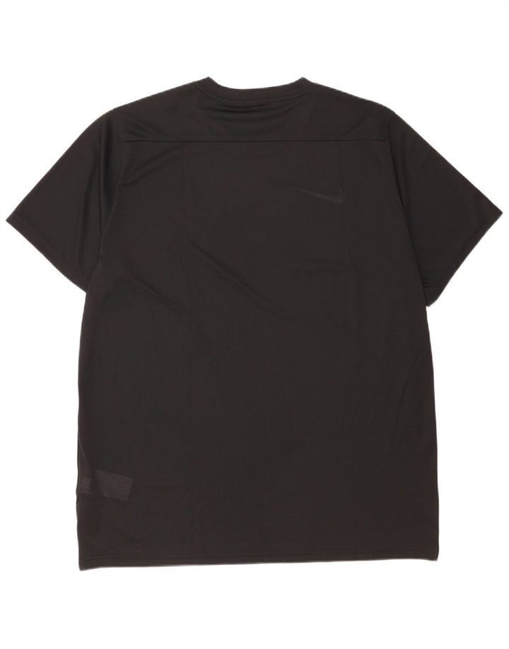 Męski T-shirt Nike Dri Fit Slim Fit Top 2XL Czarny Poliester