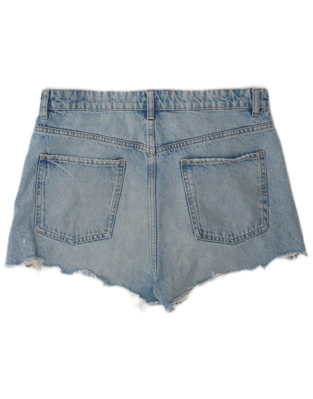 Damskie spodenki jeansowe Zara w trudnej sytuacji EU 44 XL W34 niebieskie