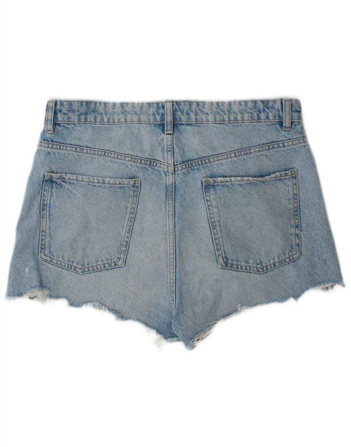 Damskie spodenki jeansowe Zara w trudnej sytuacji EU 44 XL W34 niebieskie