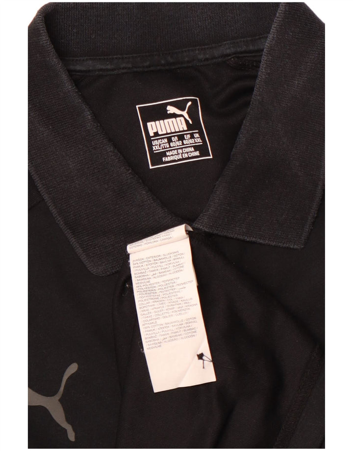 Męska koszulka polo PUMA 2XL, czarna, bawełniana