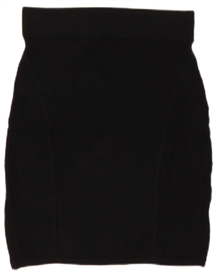 Damska spódnica ołówkowa Oasis UK 12 Medium W28 Czarna wiskoza