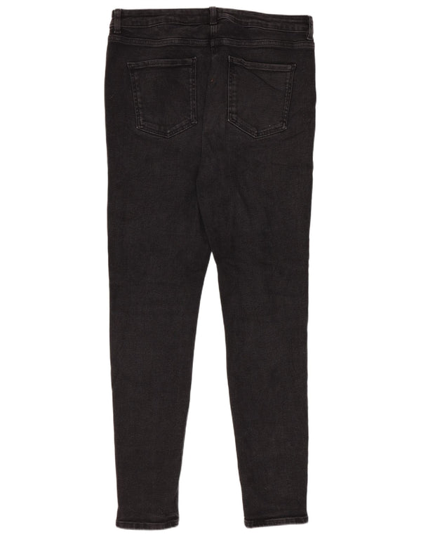 Damskie jeansy skinny M&Co UK 16 Large W32 L28 Czarna bawełna