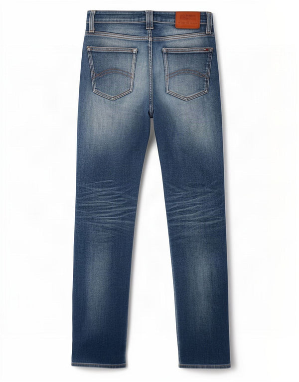 Damskie proste dżinsy Tommy Hilfiger W28 L32 Niebieskie bawełniane