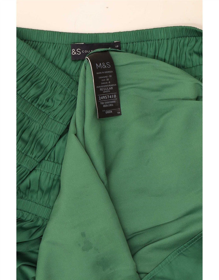 Marks & Spencer Damska spódnica maxi UK 10 Small W34 Zielony poliester