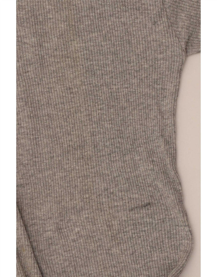 Męska koszulka w stylu vintage, duża, szara