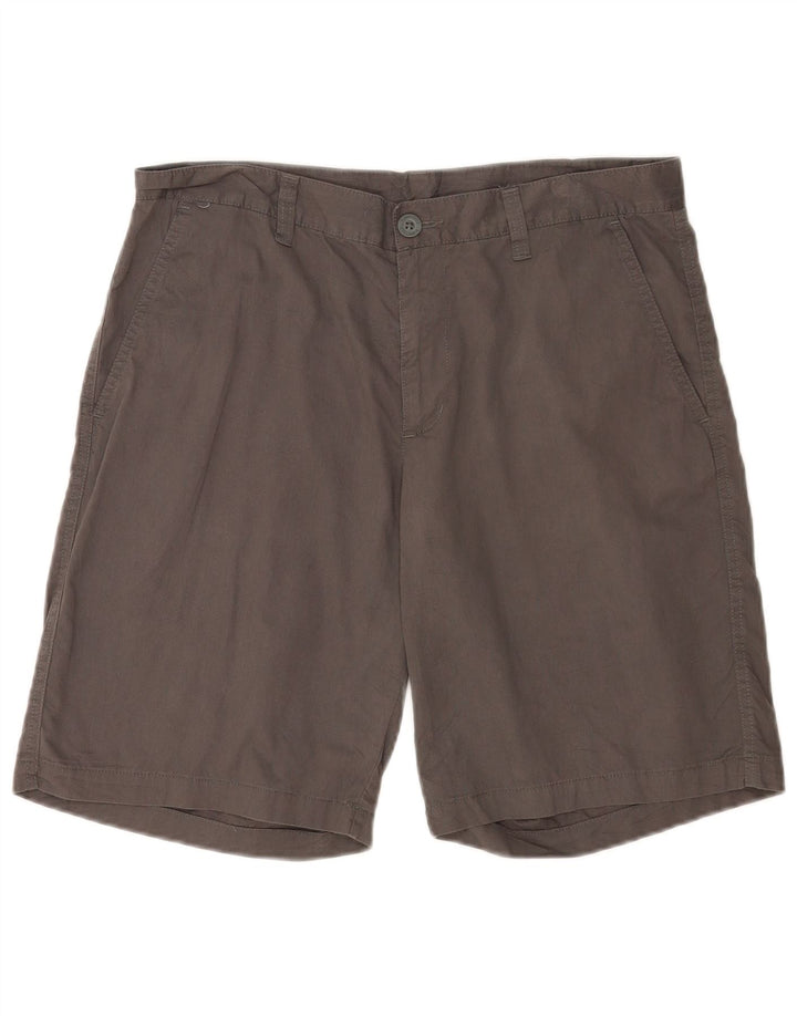 Męskie regularne spodenki chino Columbia W34, duże, szare, bawełniane