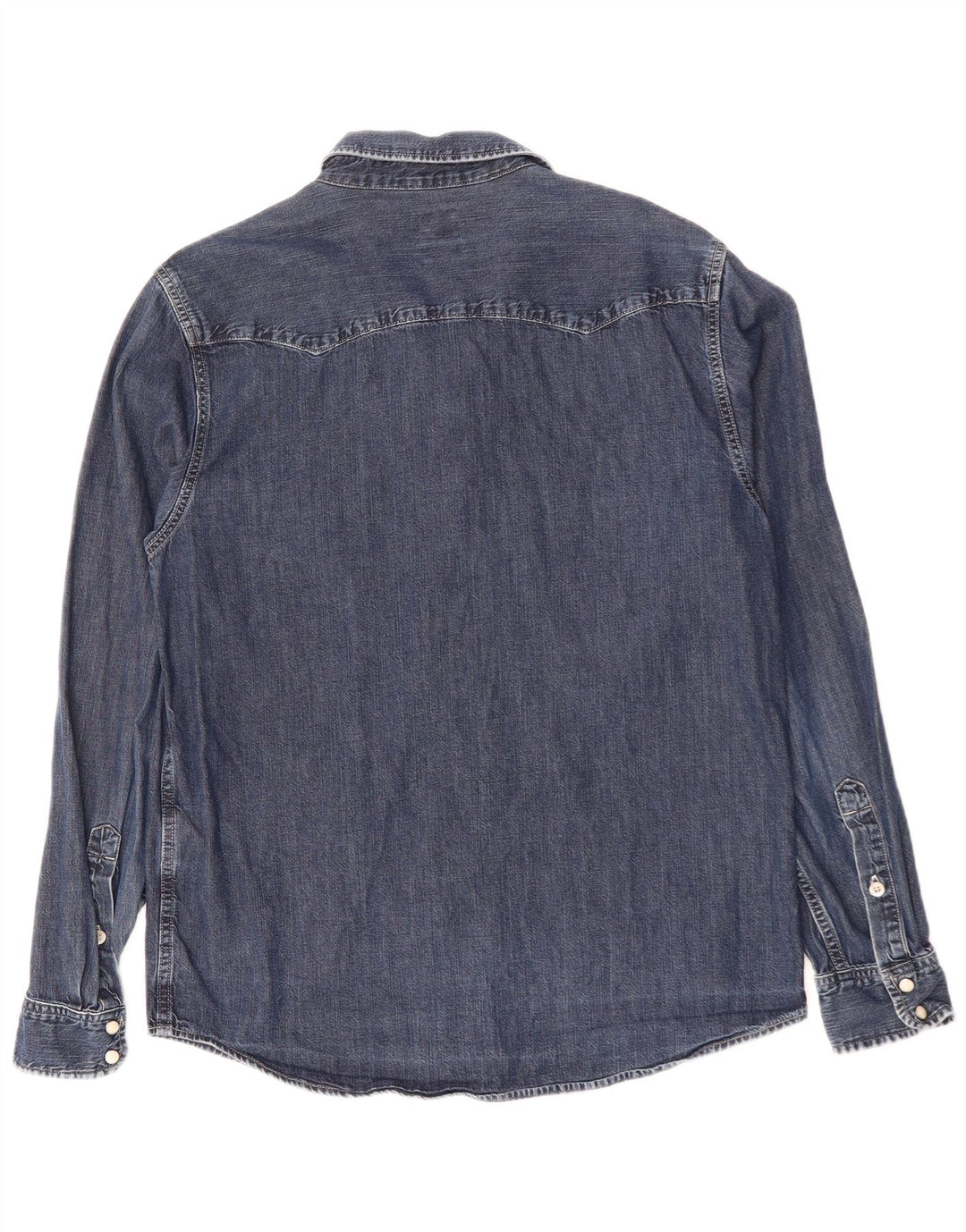 Męska koszula dżinsowa LEE, duża, granatowa, bawełniana