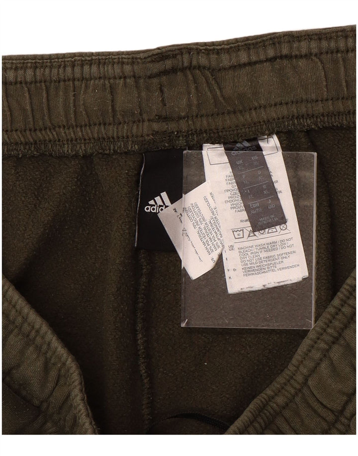 Męskie spodnie dresowe ADIDAS Joggers XL, bawełna khaki