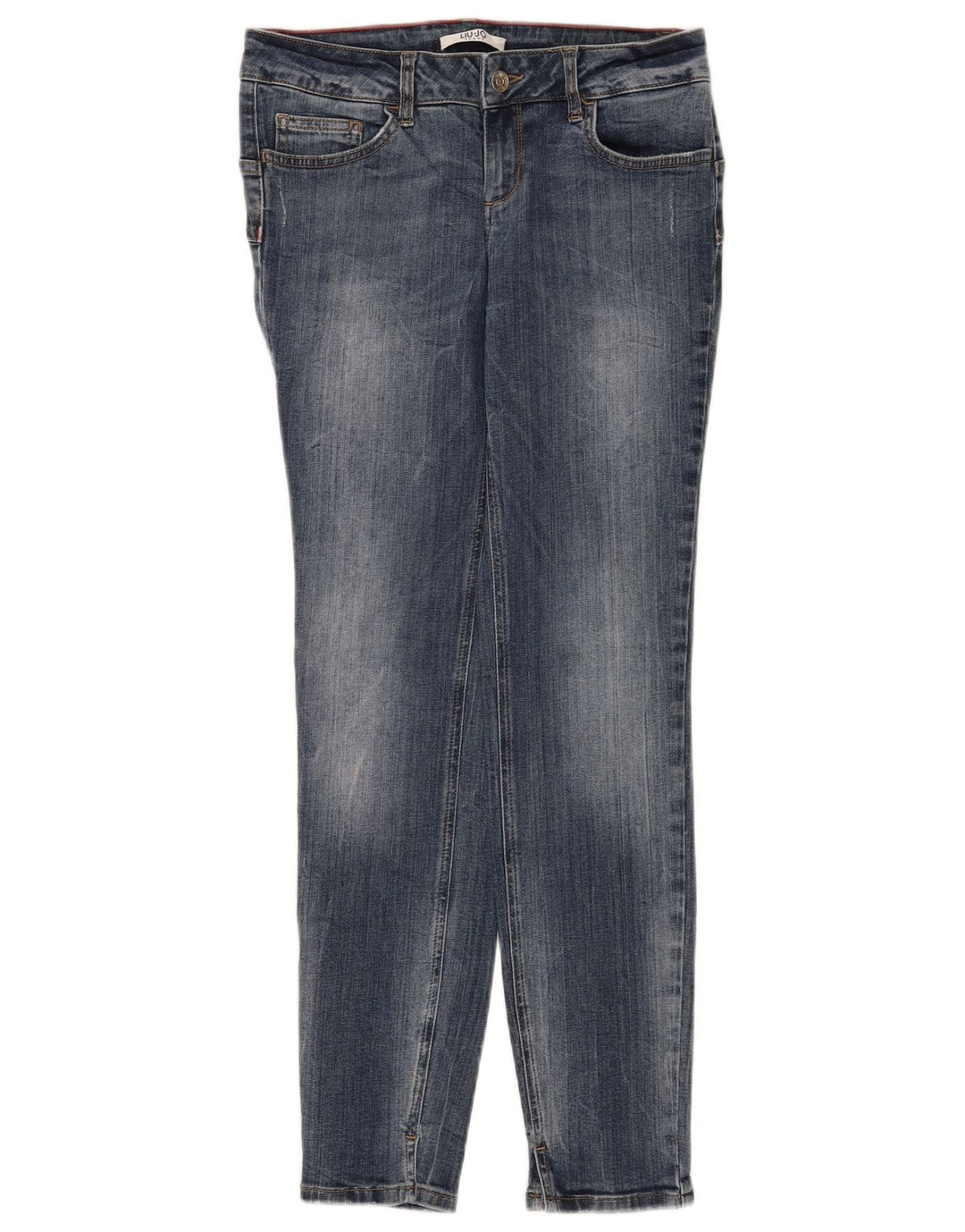 Damskie jeansy skinny Liu Jo W28 L28 Niebieskie