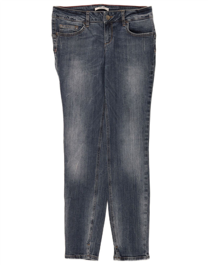 Damskie jeansy skinny Liu Jo W28 L28 Niebieskie
