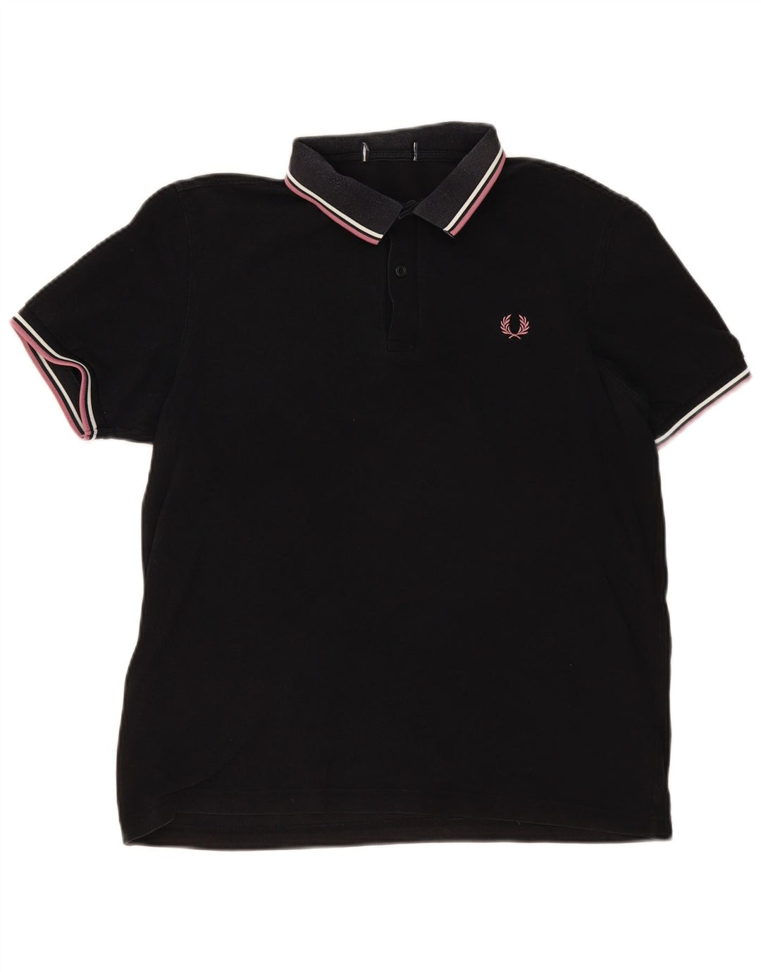 Męska koszulka polo Fred Perry, średnia czarna, bawełniana