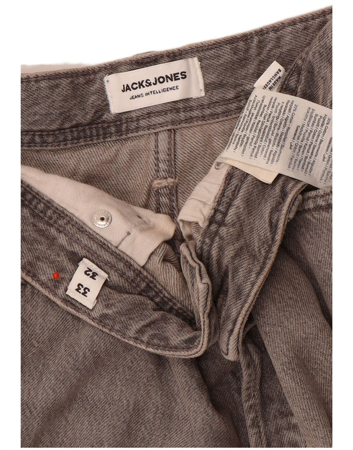 Męskie jeansy typu slim Jack & Jones W33 L32 Szara bawełna