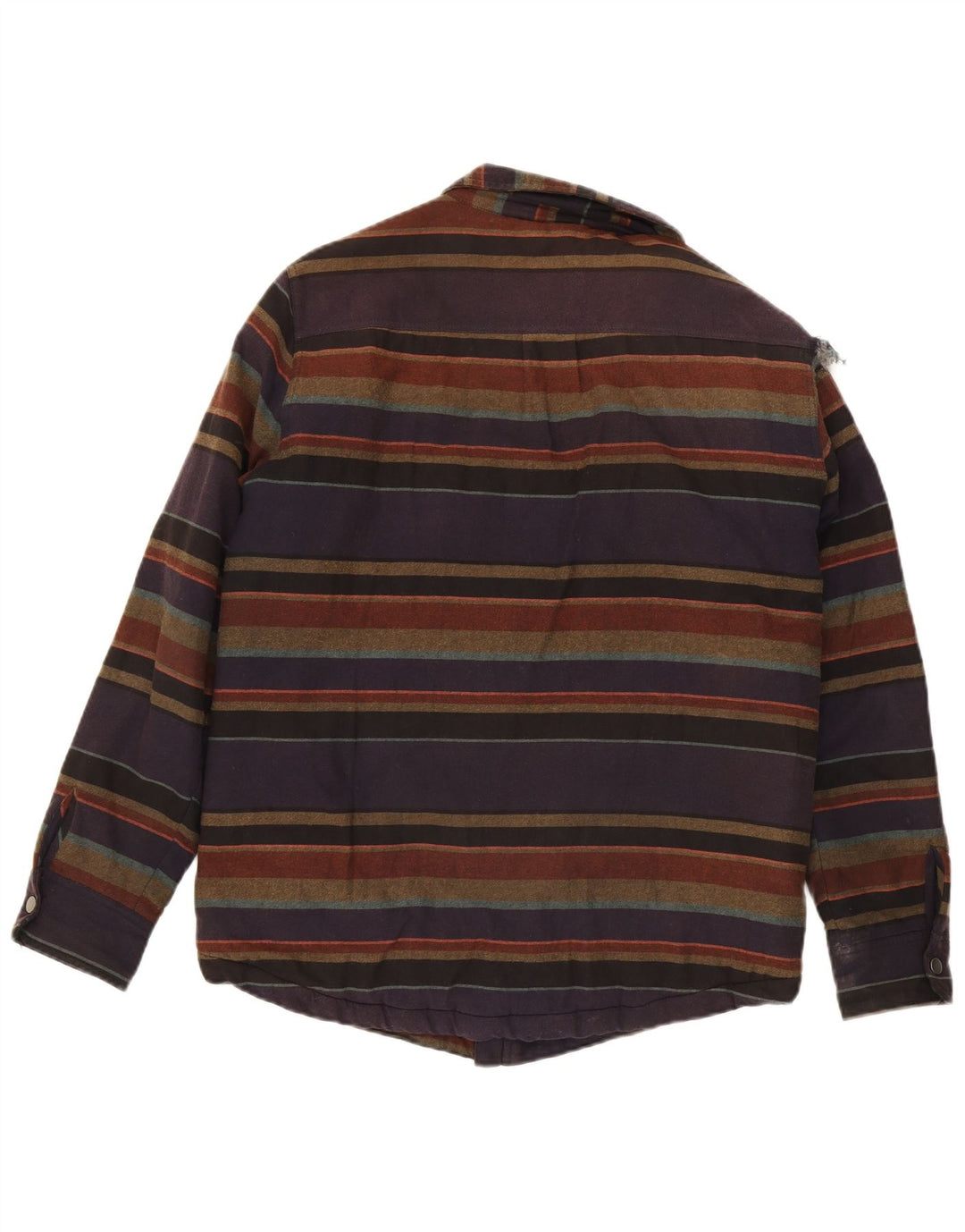 SALTROCK Mens Utility Jacket UK 38 Medium Purple Striped Cotton