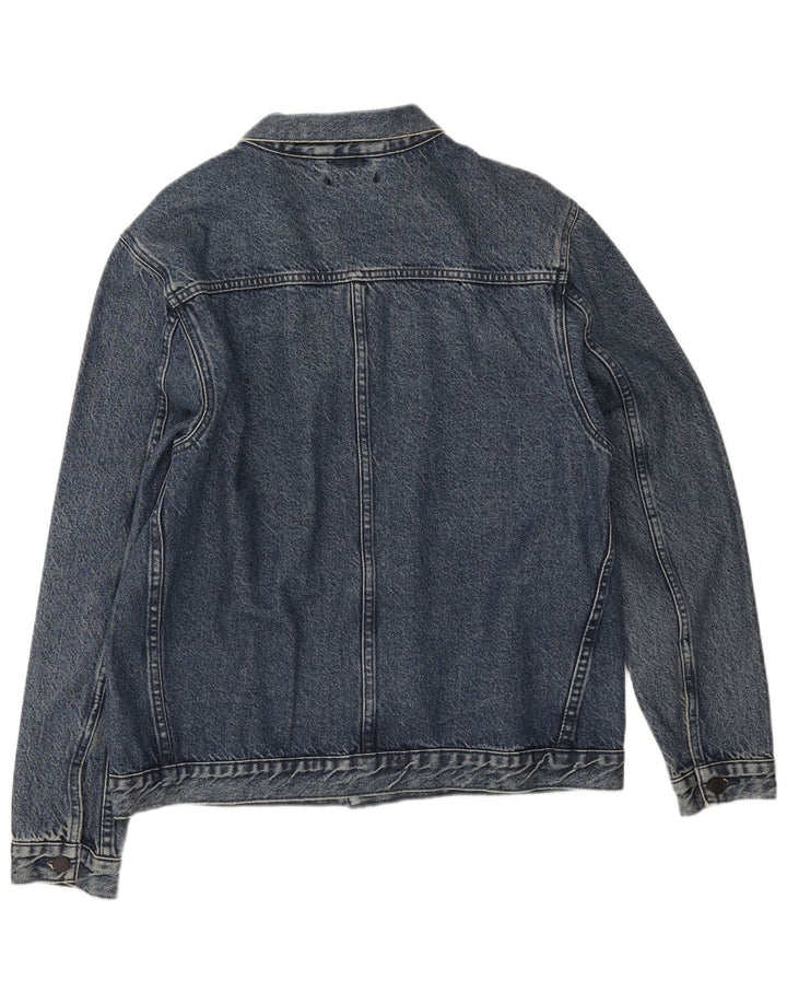Męska kurtka dżinsowa Levi's UK 40, duża, granatowa, bawełniana
