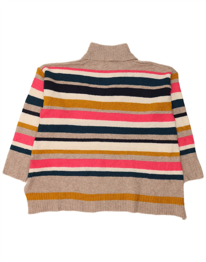 Marks & Spencer Damski sweter z golfem, UK 18 XL, wielokolorowy