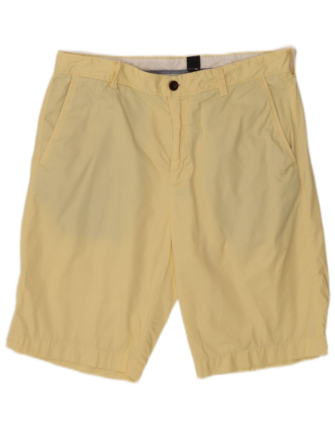 Męskie spodenki chino J. Crew W33, średnia żółta bawełna