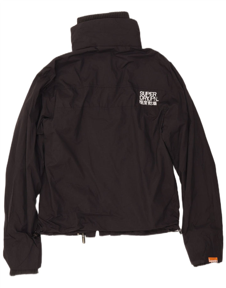 Damska kurtka wiatrówka SUPERDRY UK 16, duża czarna