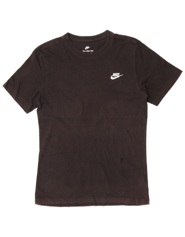 T-shirt męski Nike, mały, czarny, bawełniany