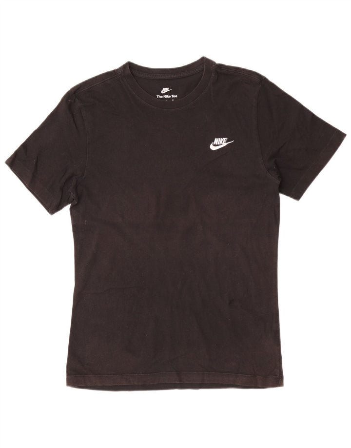 T-shirt męski Nike, mały, czarny, bawełniany