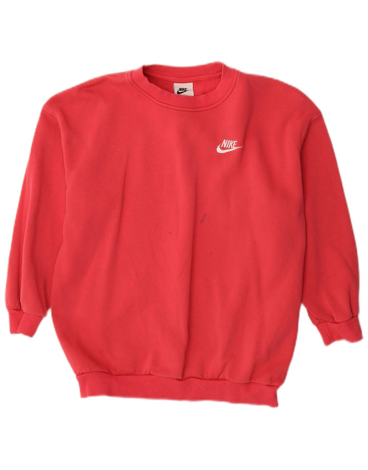 Sweter dziewczęcy Nike, 10-11 lat, średni, różowy, bawełniany