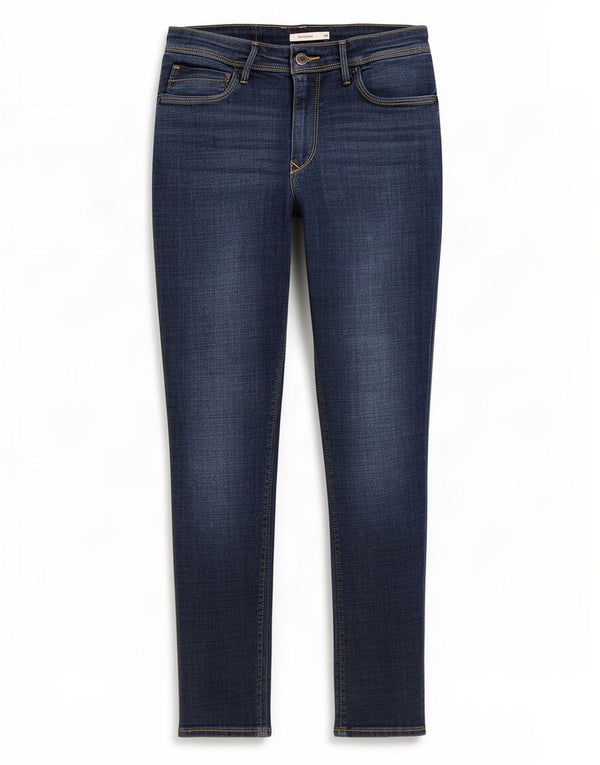 Damskie jeansy Levi's 711 Skinny W30 L30 Granatowa bawełna