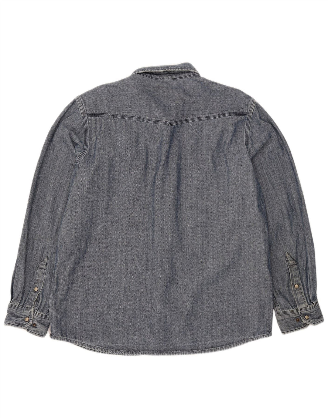 Koszula męska Carhartt Slim Fit, duża, niebieska, bawełniana w jodełkę
