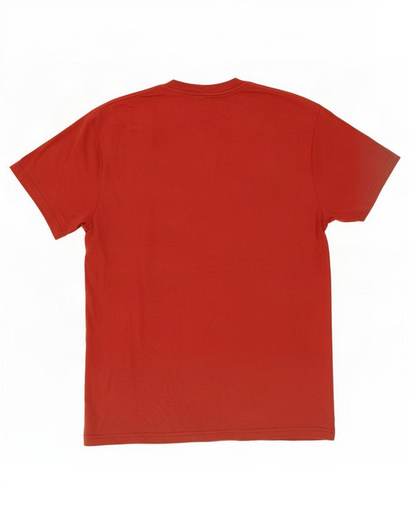 Męski T-shirt Vans o klasycznym kroju z grafiką, bawełniany, średni czerwony