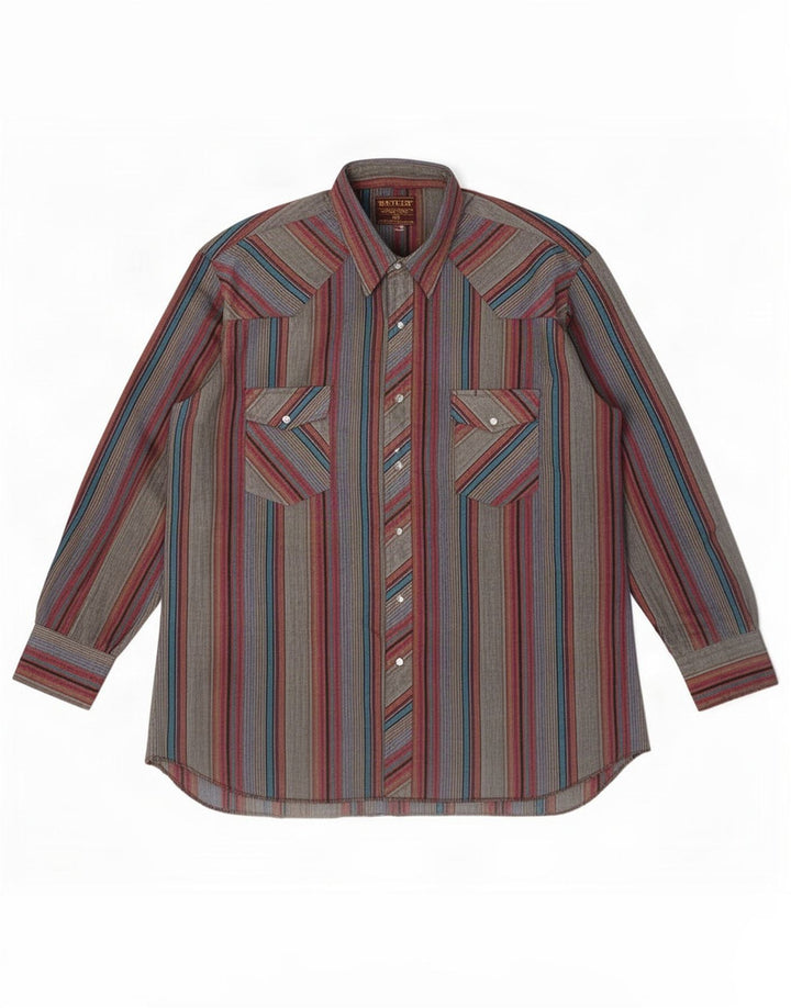 Koszula męska Rustler, rozmiar 17 1/2 XL, wielokolorowe paski