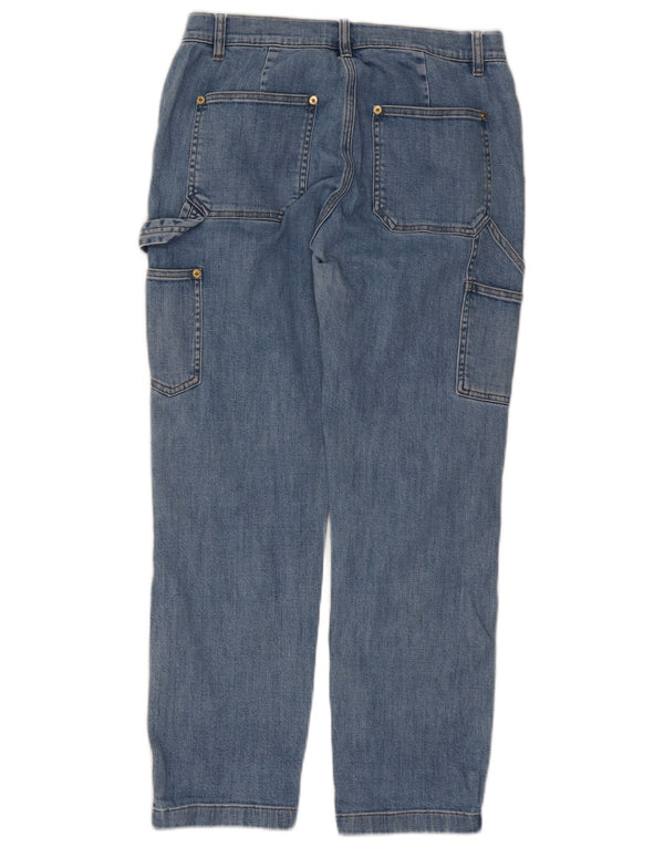 Damskie jeansy Michael Kors Cargo Straight US 2 XS W26 L29 Niebieskie