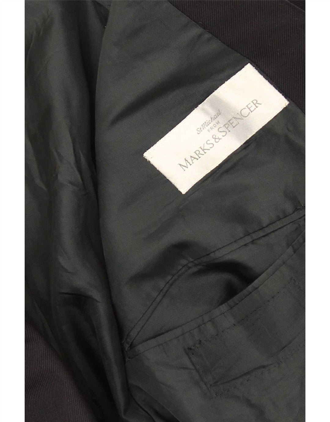 Marks & Spencer Męska marynarka St. Michael Blazer UK 40, duża czarna