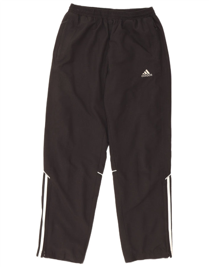 Męskie spodnie dresowe Adidas, średni czarny poliester