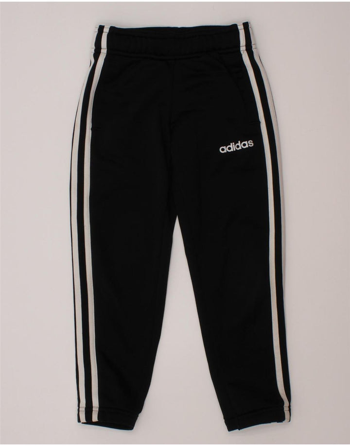 Adidas Chłopięce Spodnie Dresowe Climalite 5-6 Lat Czarny Poliester