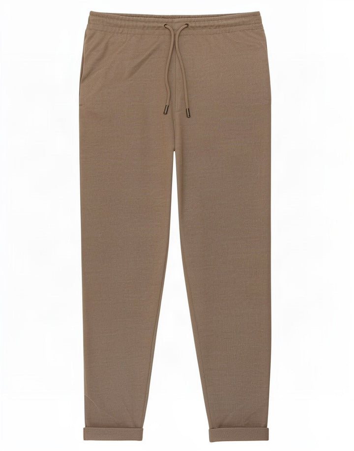 Męskie spodnie typu slim chino Zara, średnie W31 L28, beżowy poliester