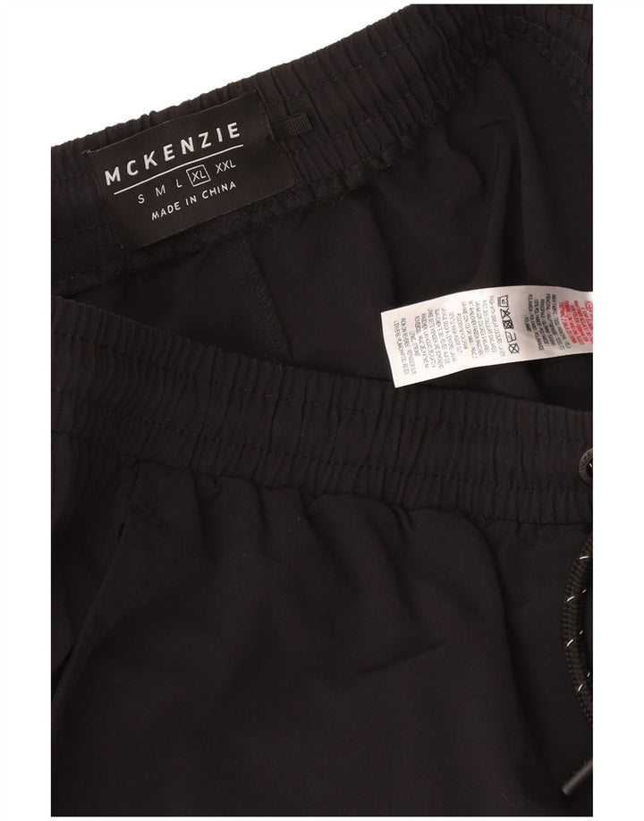 Męskie spodnie cargo Mckenzie Joggers XL W36 L30 Czarny poliamid