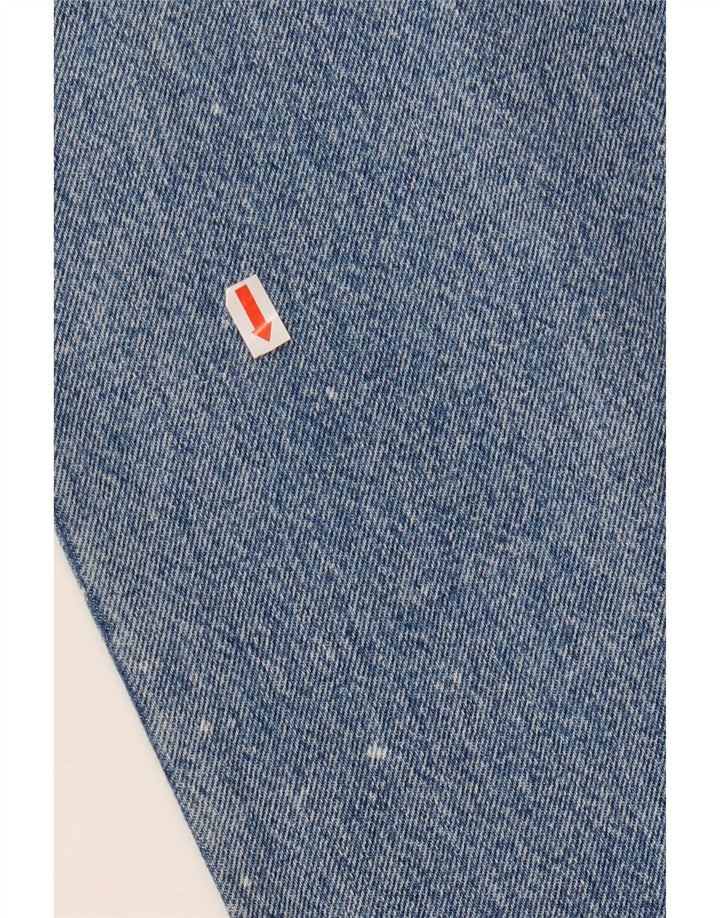 BENETTON Damskie jeansy z wysokim stanem IT 48 XL W32 L30 Niebieskie bawełniane