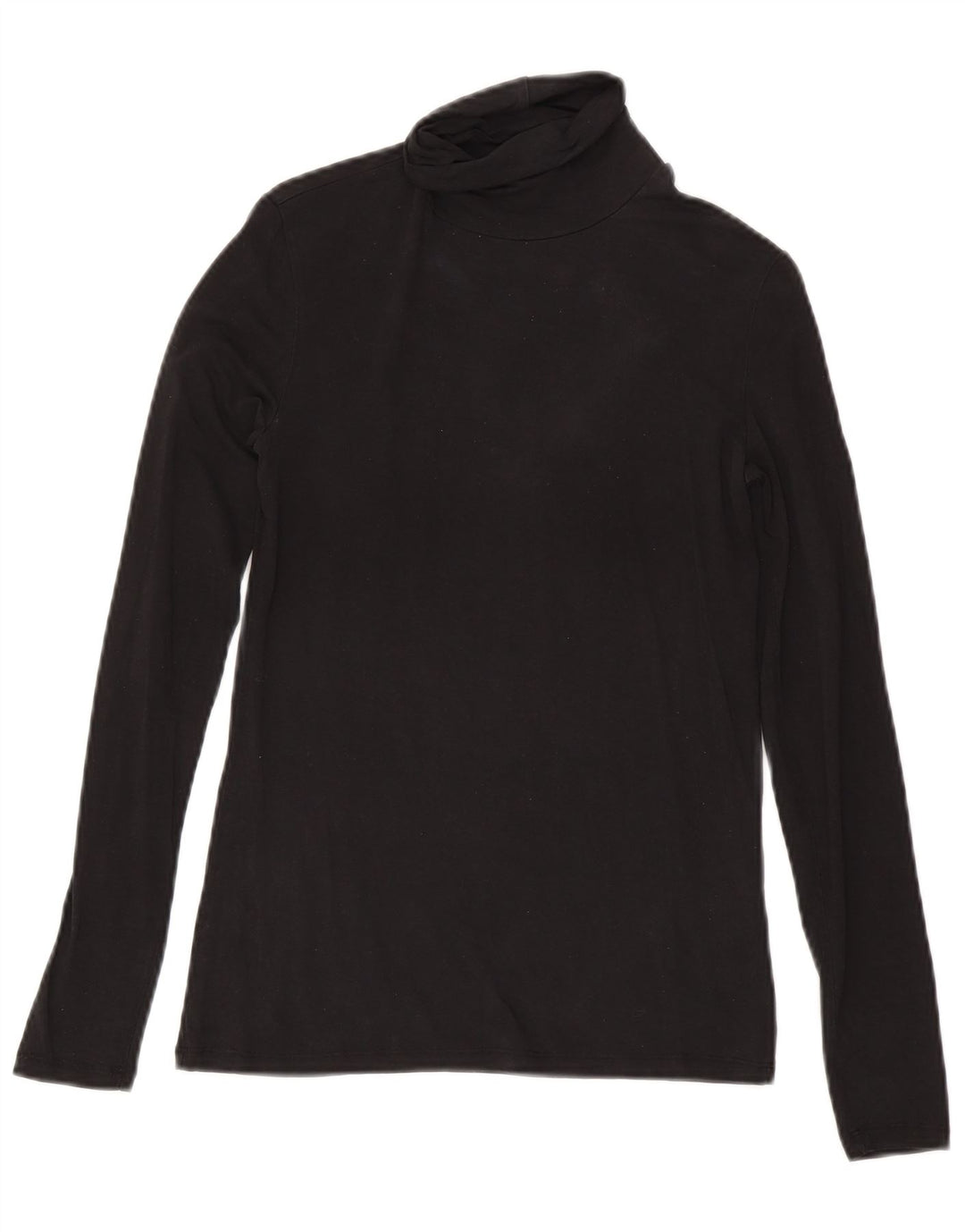 Damski top Massimo Dutti z długim rękawem UK 8 Small Black Lyocell