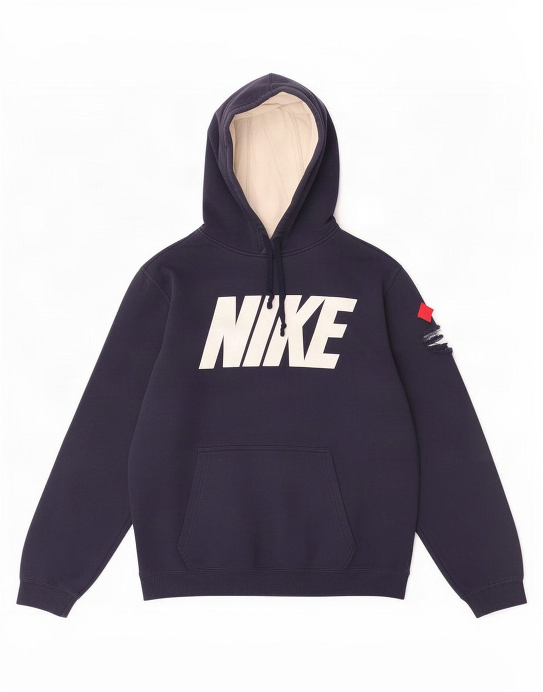 Męski sweter z kapturem Nike Graphic, średni granatowy