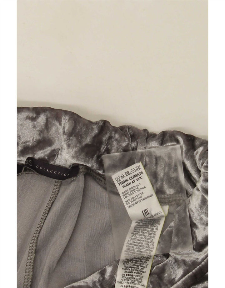 Marks & Spencer Damskie welurowe spodnie dresowe Joggers UK 8 Small Grey