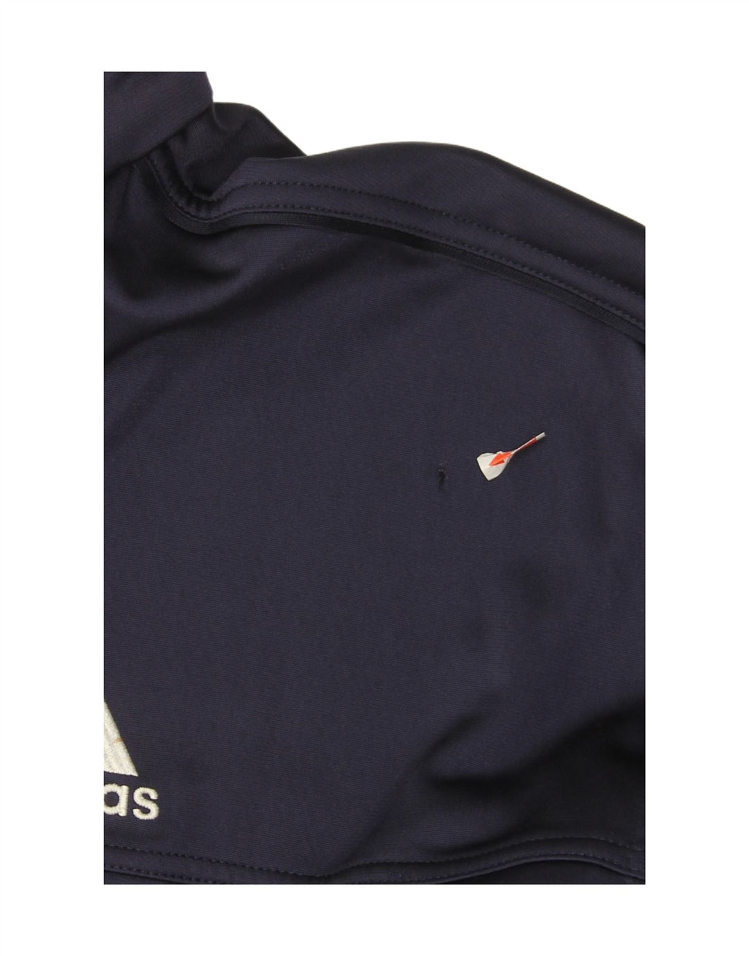 ADIDAS Mens Tracksuit Top Jacket UK 44/46 Large Navy Blue Polyester Vintage Adidas and Second-Hand Adidas from Messina Hembry 