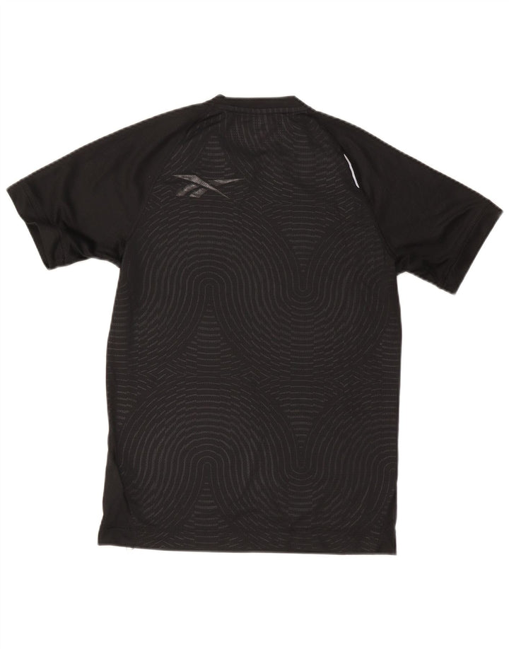 Męska koszulka Reebok Top, mała, czarna, z poliestru