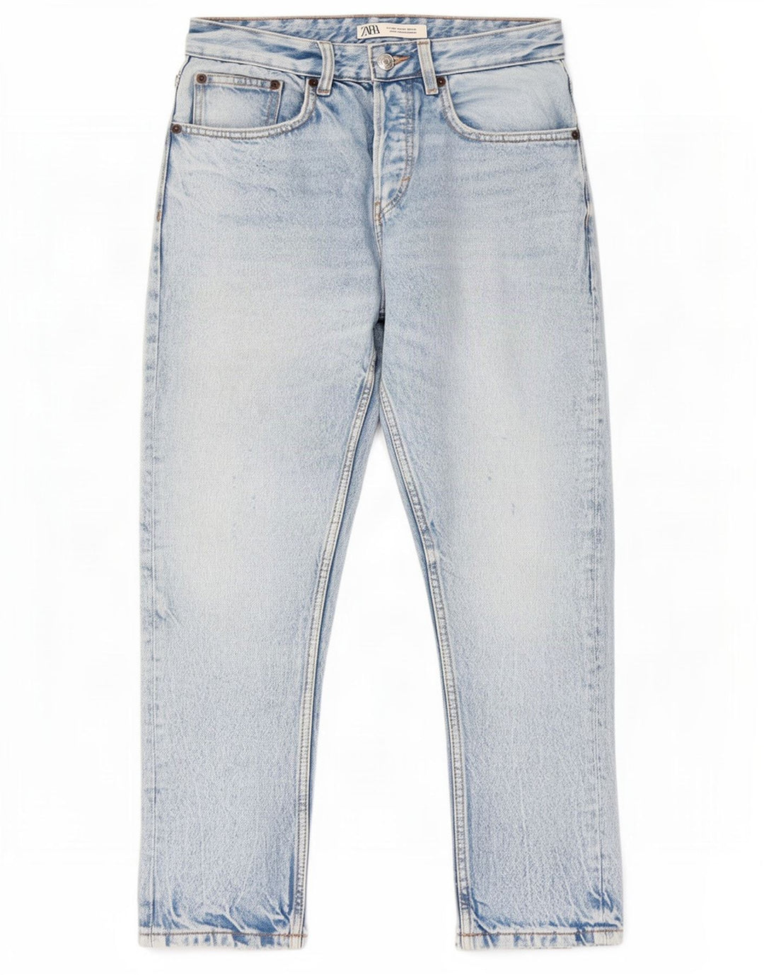 Damskie jeansy Zara w trudnej sytuacji, proste EU 36 XS W29 L26 niebieskie