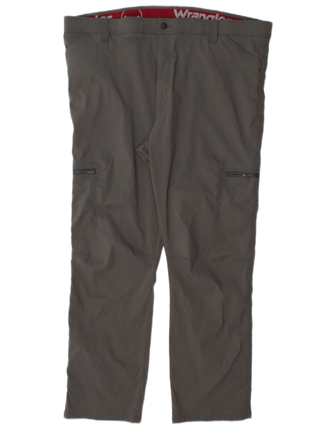 Męskie proste spodnie cargo WRANGLER W44 L30 Szary nylon