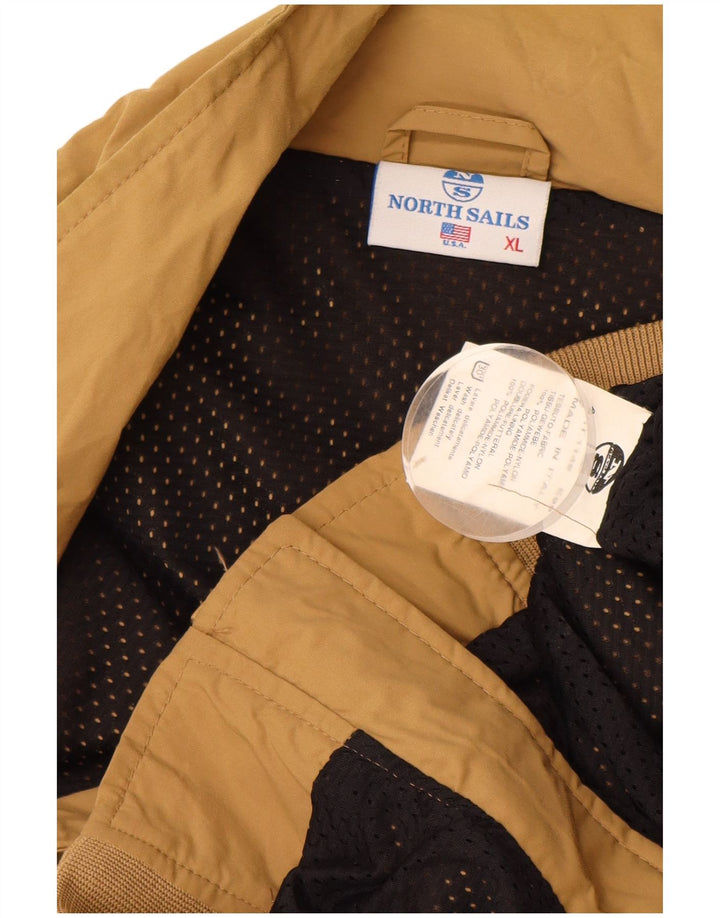 Męska kurtka bomber North Sails UK 42 XL, beżowy poliamid